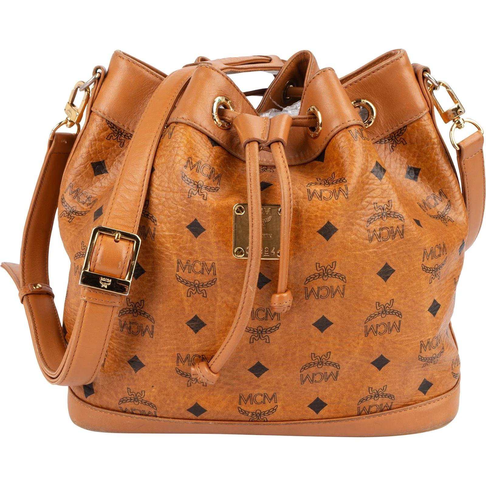 Heritage Drawstring leather crossbody bag