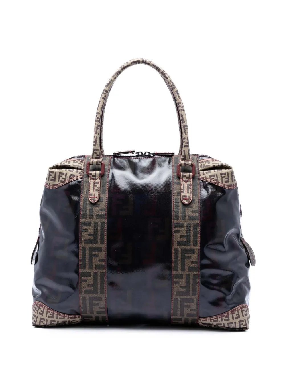2000-2010 Large Zucca Coated Canvas B Mix tote bag