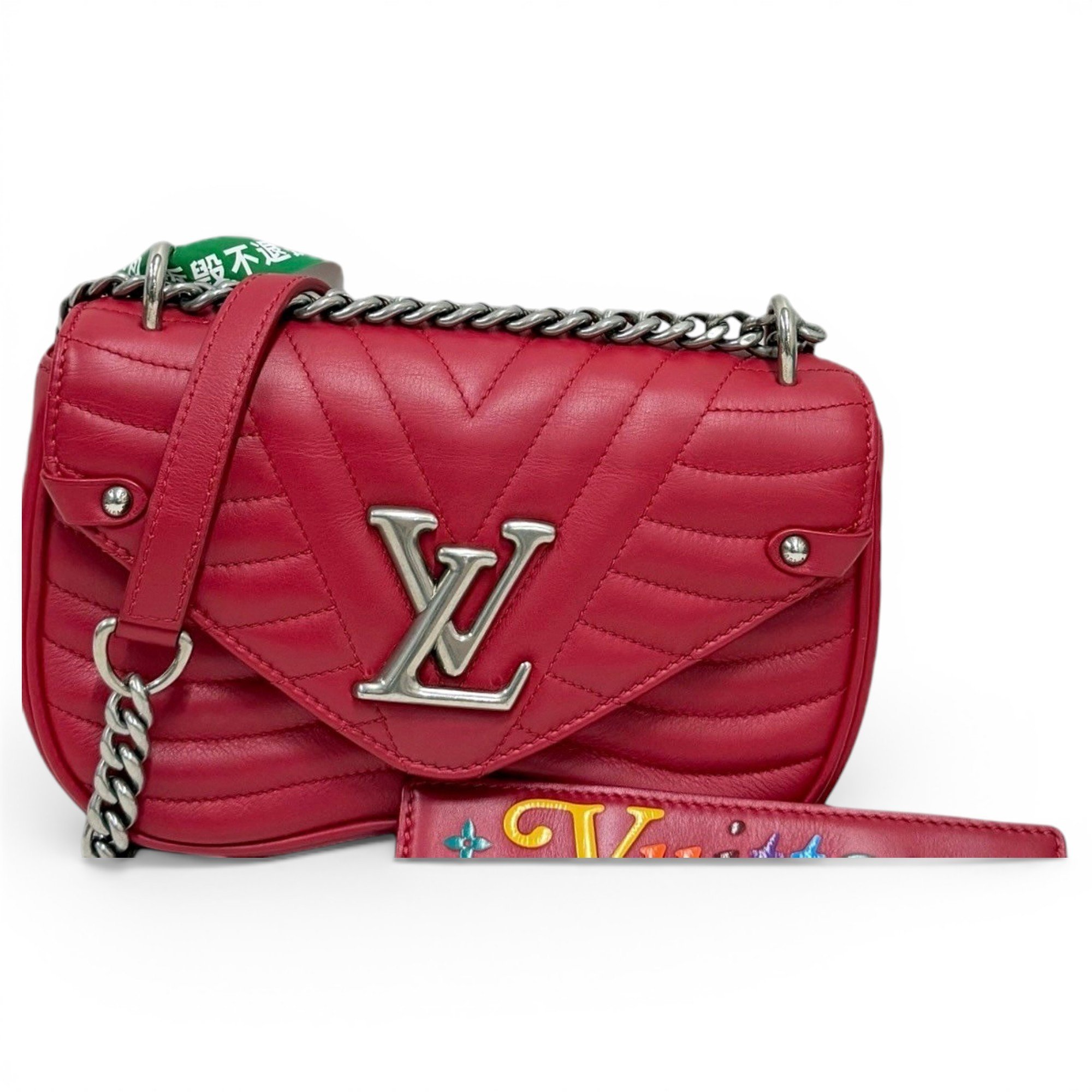 New Wave leather handbag