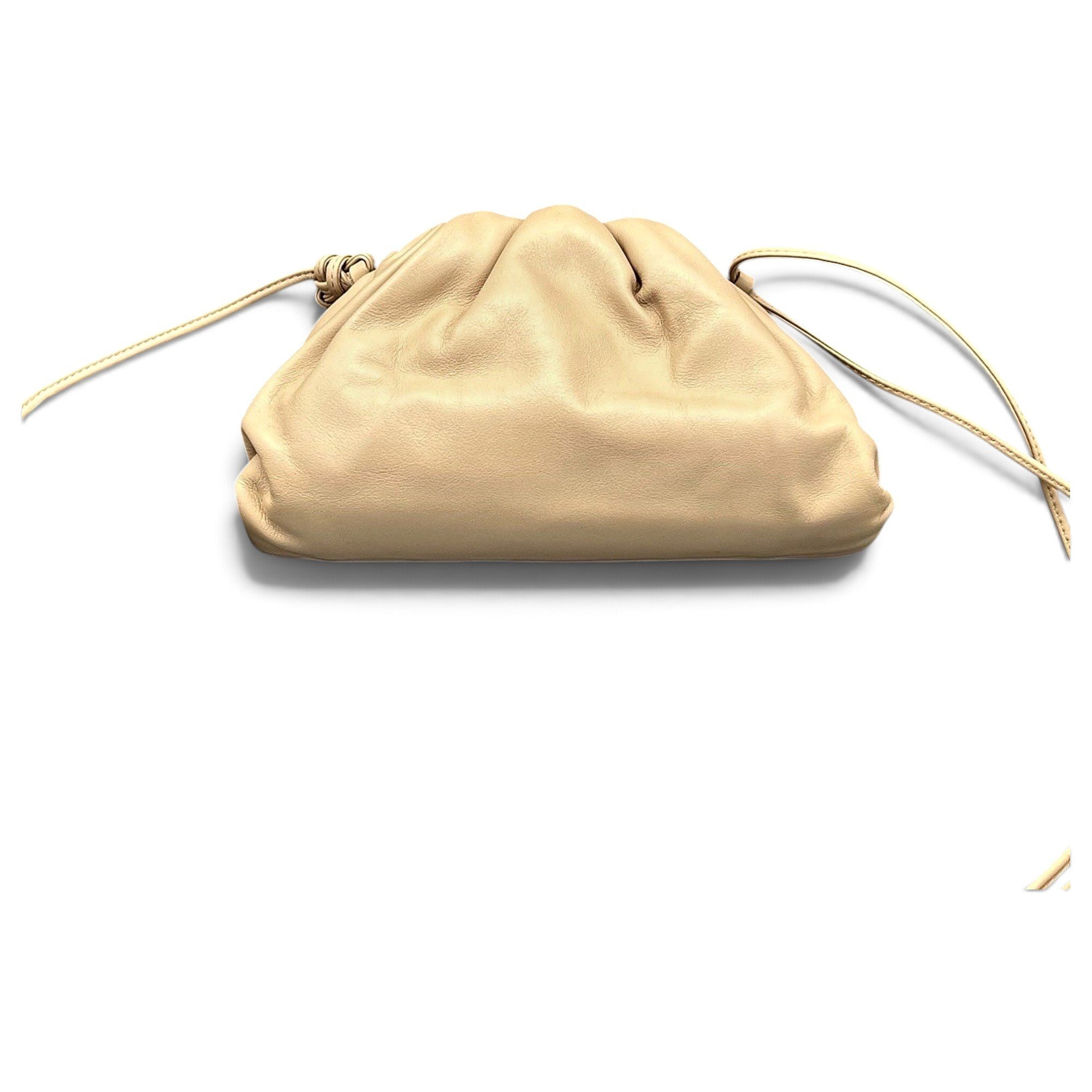 Pouch leather handbag