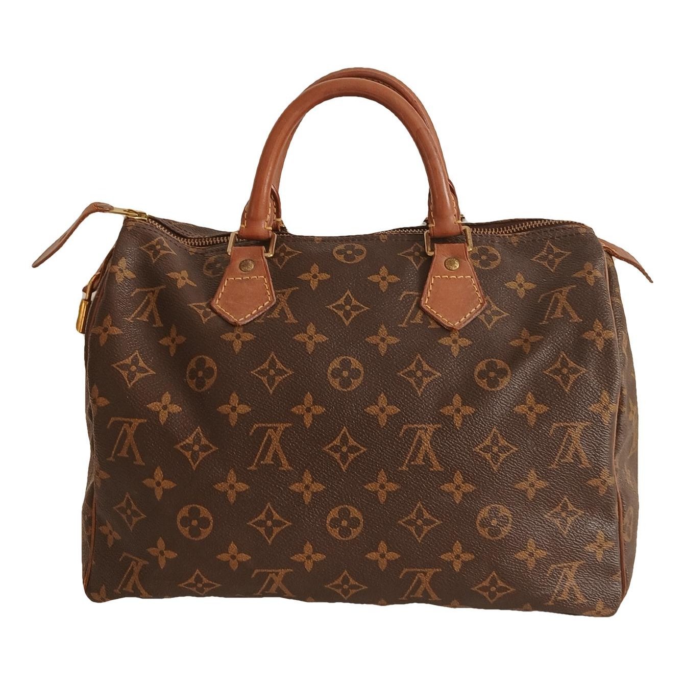 Speedy leather handbag