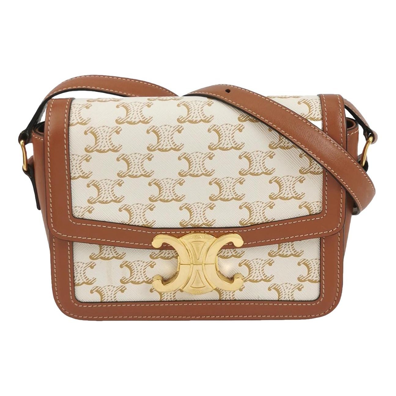 Triomphe leather handbag
