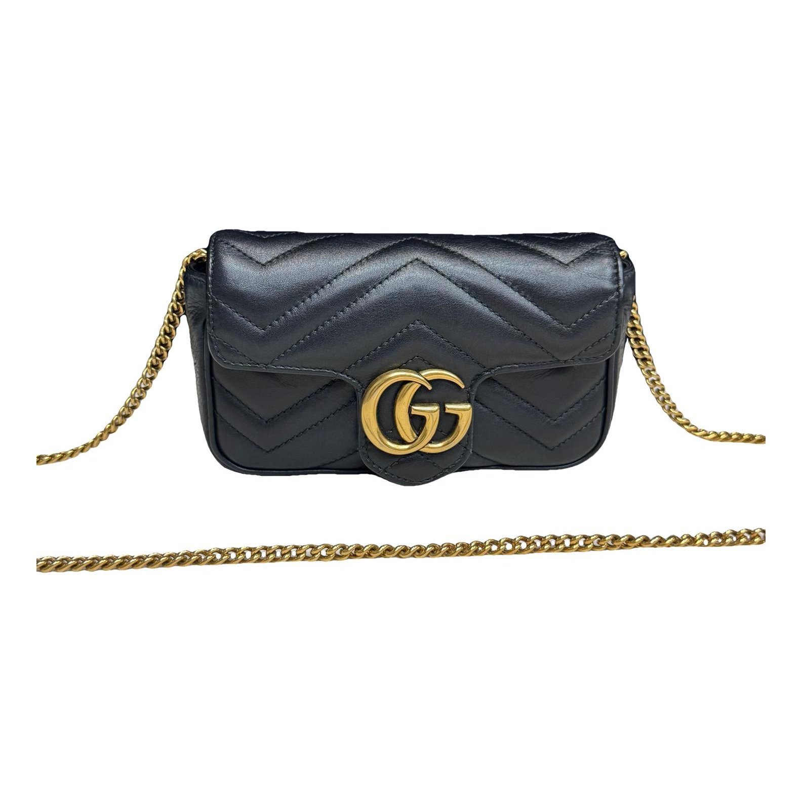 GG Marmont Flap leather crossbody bag