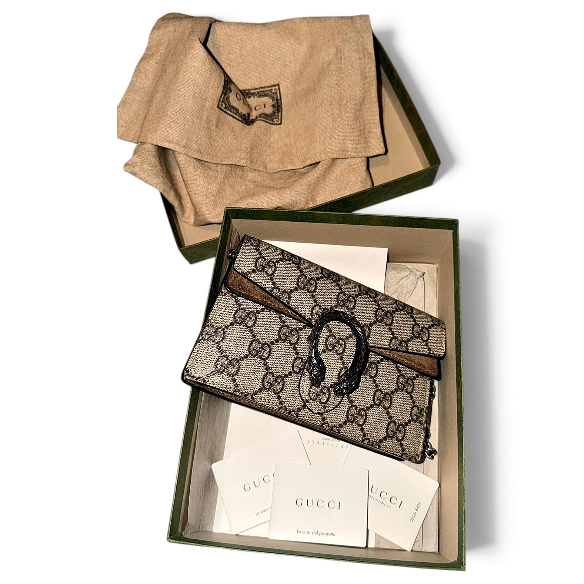 Dionysus leather clutch bag
