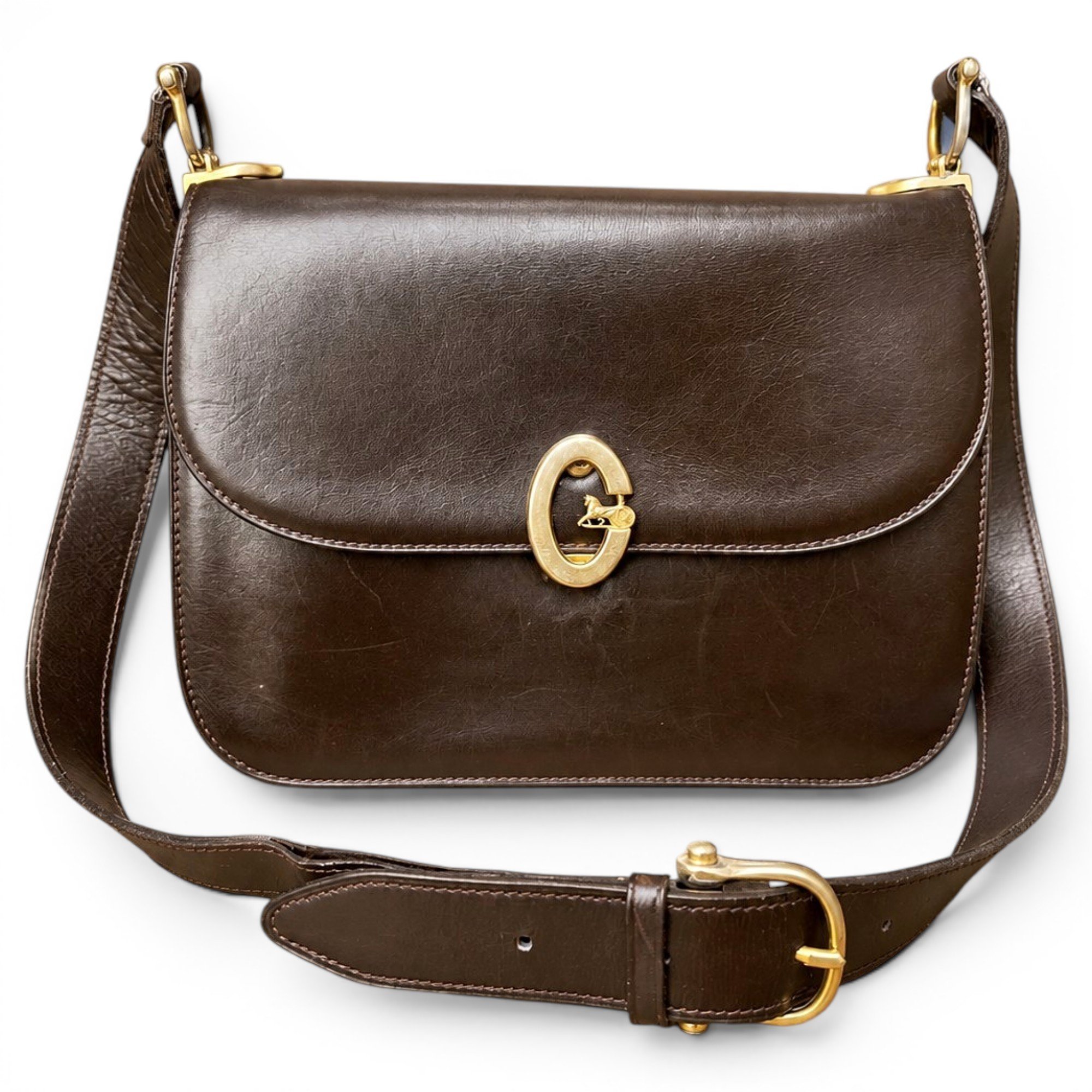 Classic leather handbag