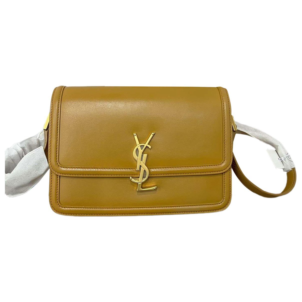 Solférino leather handbag