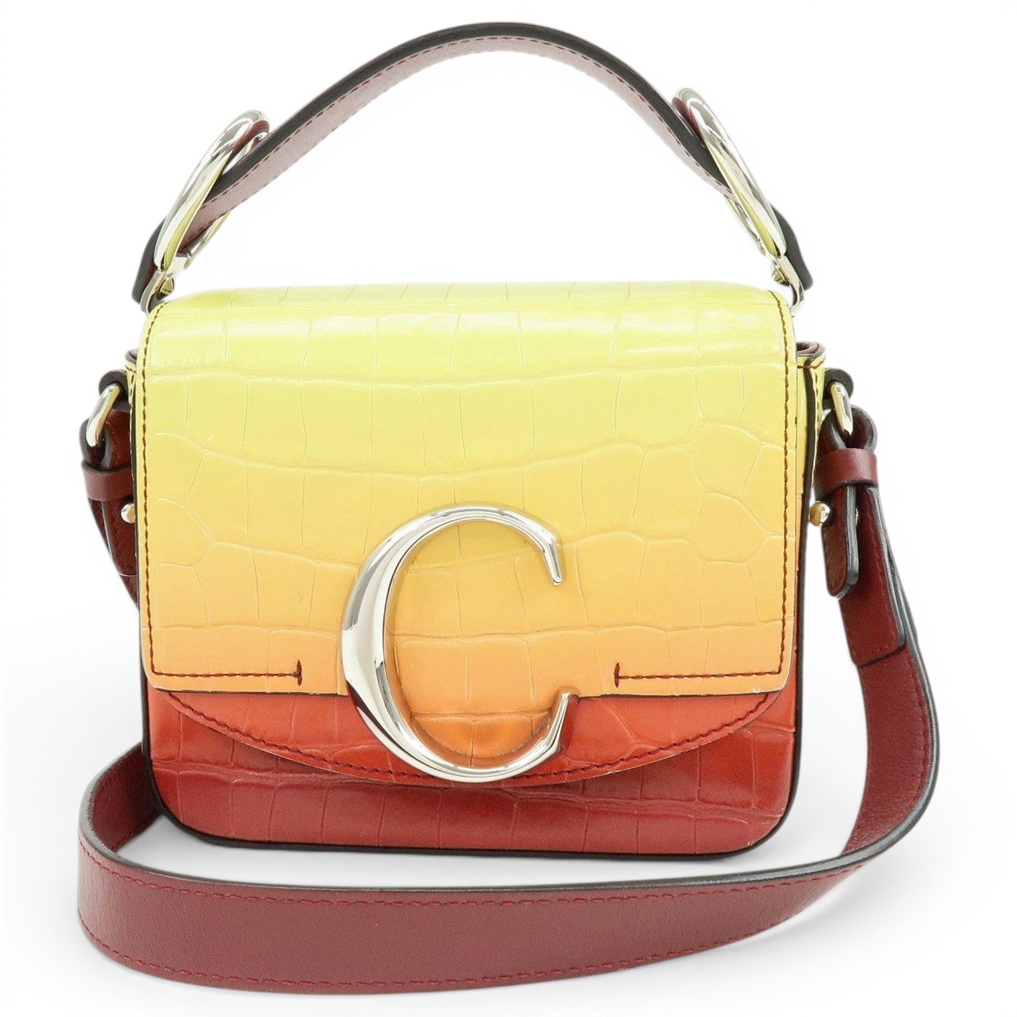 C leather handbag