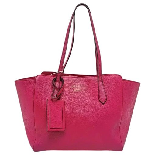 Swing leather handbag