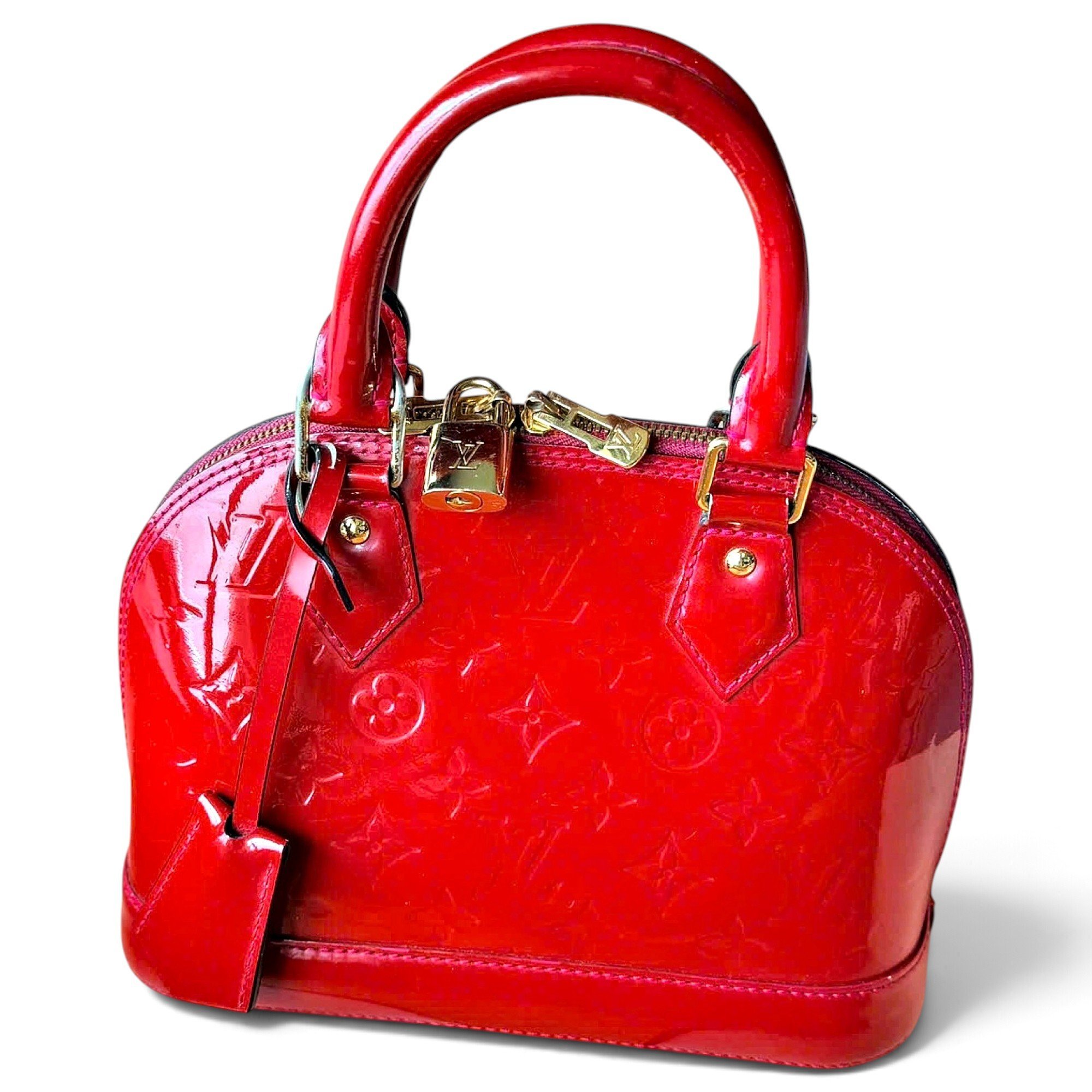 Alma patent leather handbag