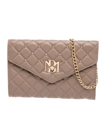 Badgley Mischka Vegan Leather Clutch