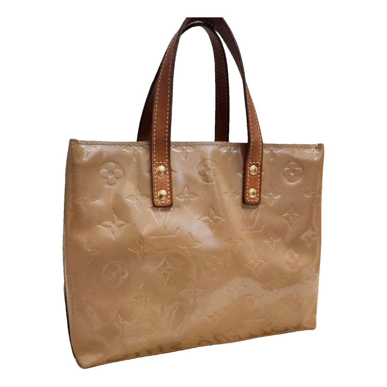 Patent leather tote