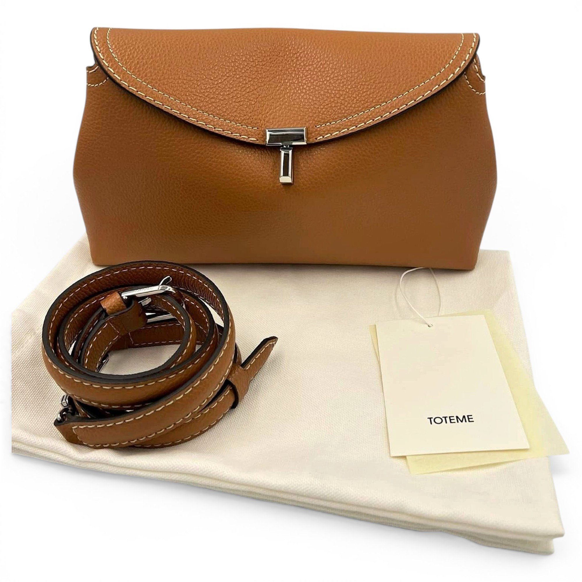 T-Lock leather crossbody bag