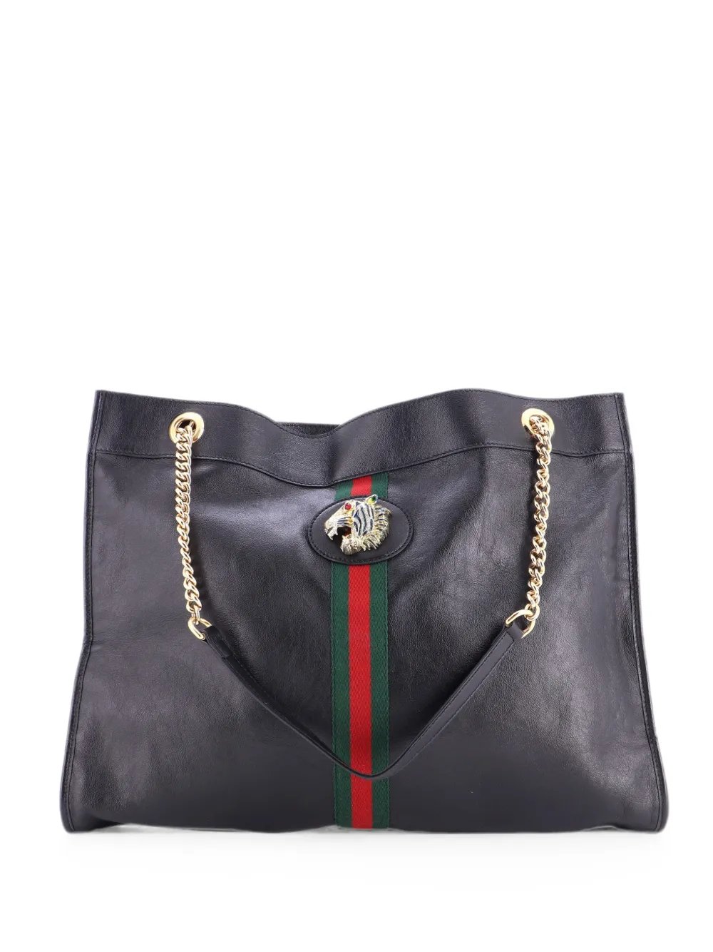 Rajah Chain Leather Large tote bag