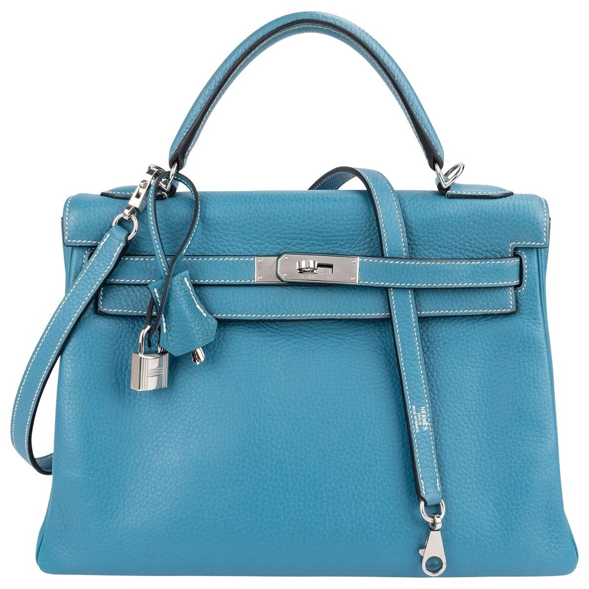 Kelly 32 leather handbag