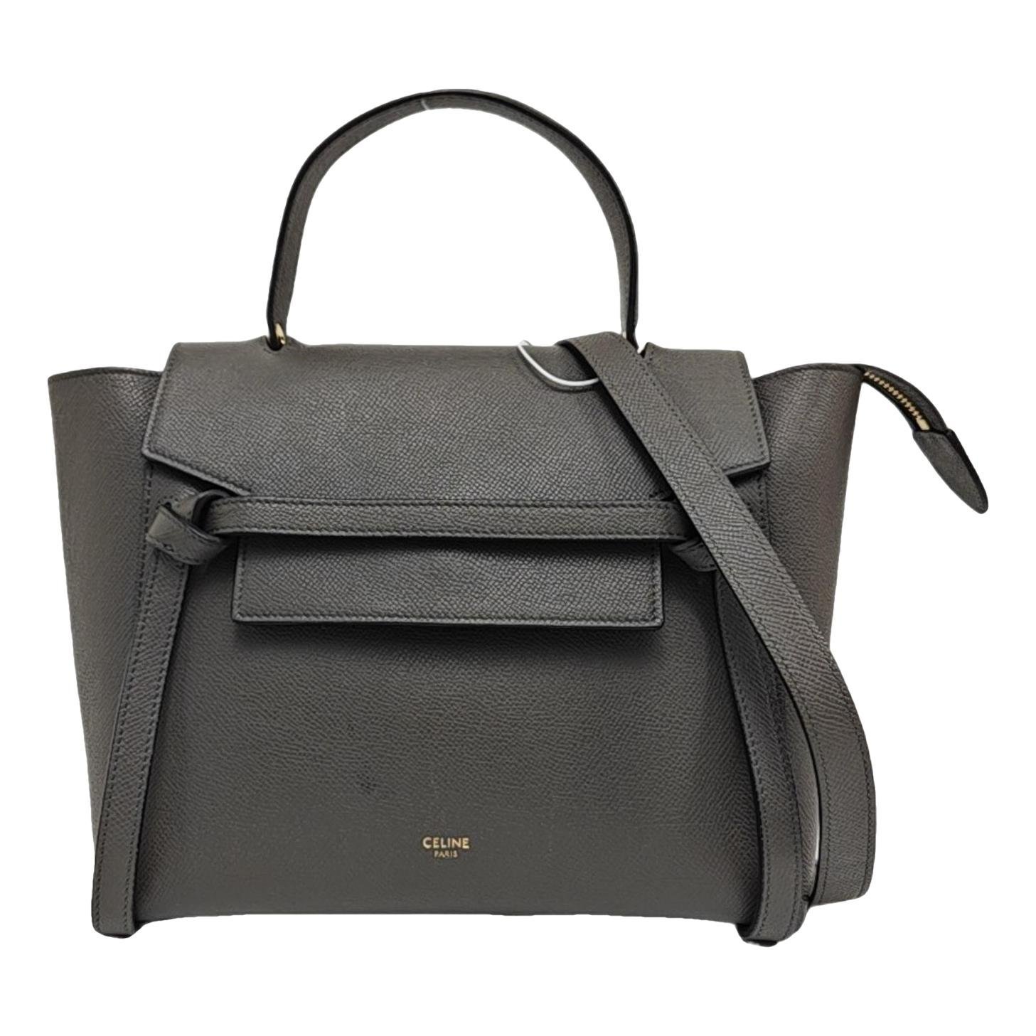 Belt leather handbag