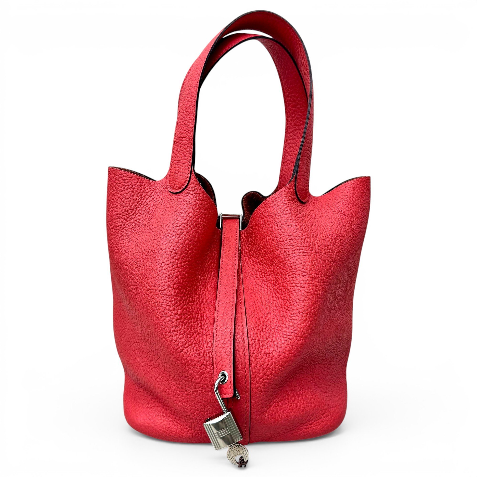 Picotin leather handbag