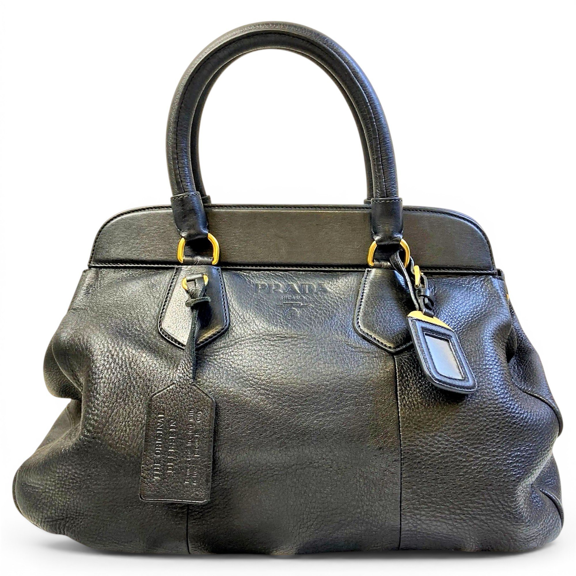 Leather handbag