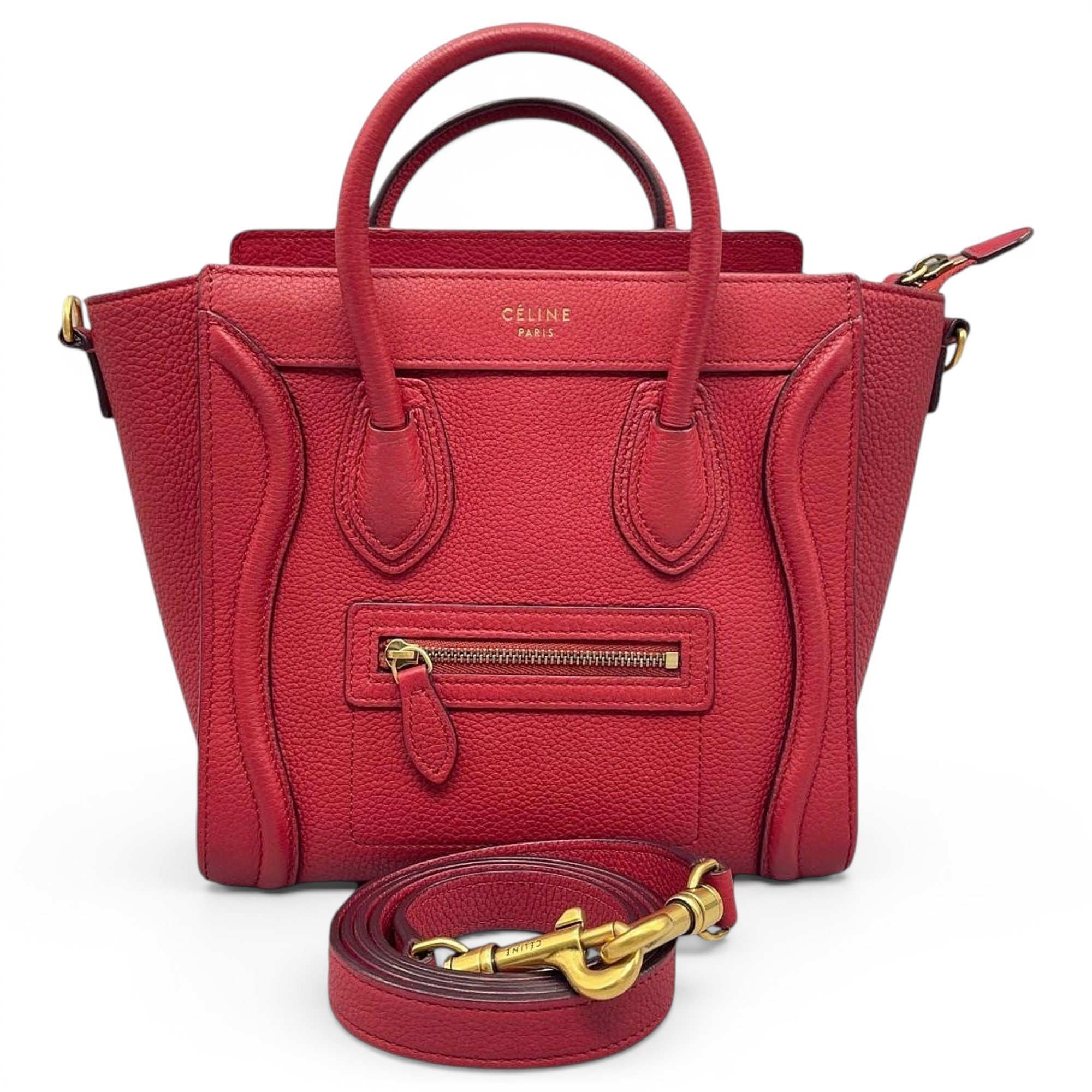 Nano Luggage leather handbag