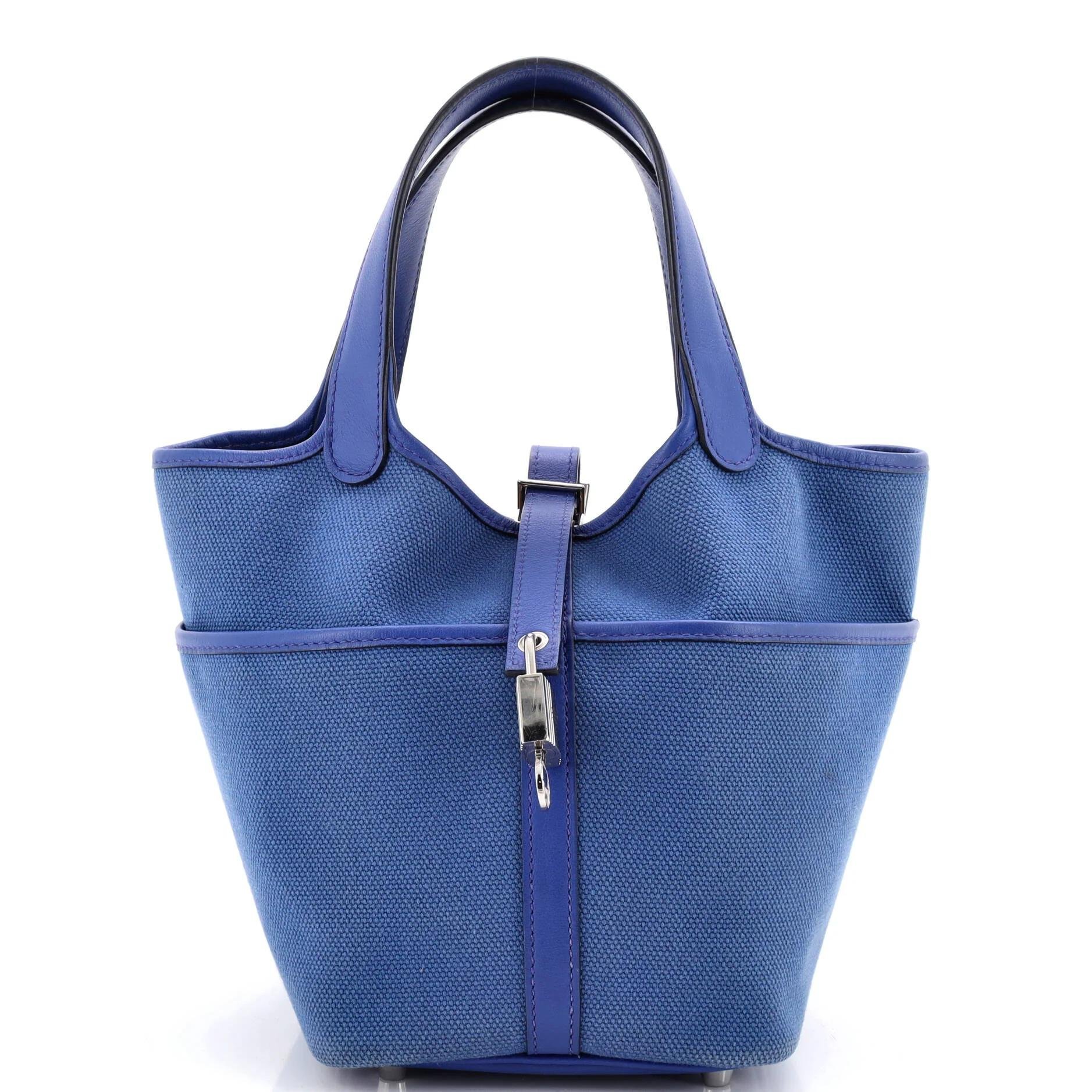 Picotin leather handbag