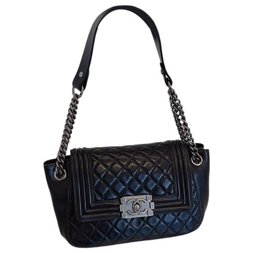 Boy leather tote