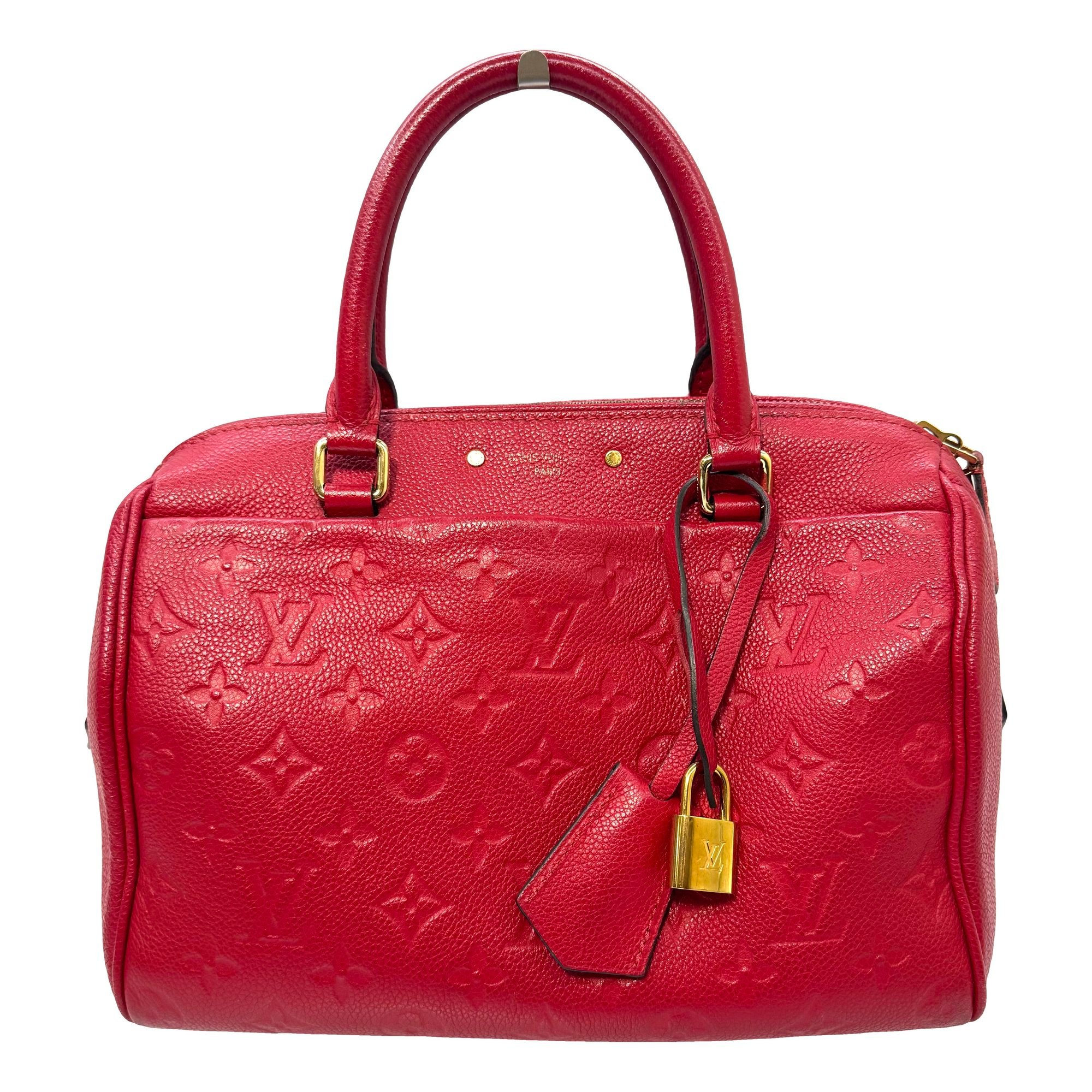 Speedy leather handbag