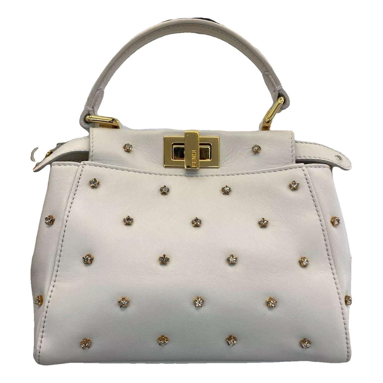 Peekaboo leather handbag