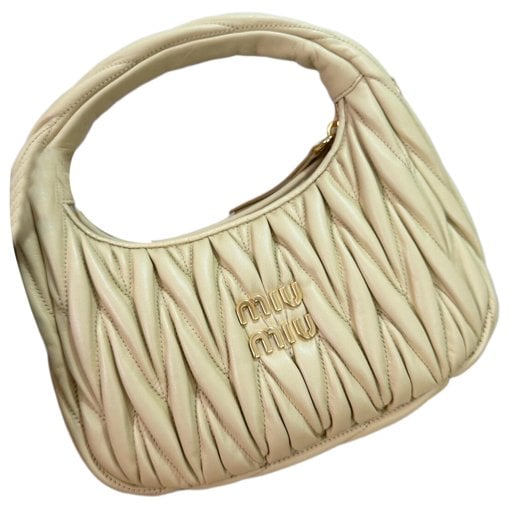 Miu Wander leather handbag