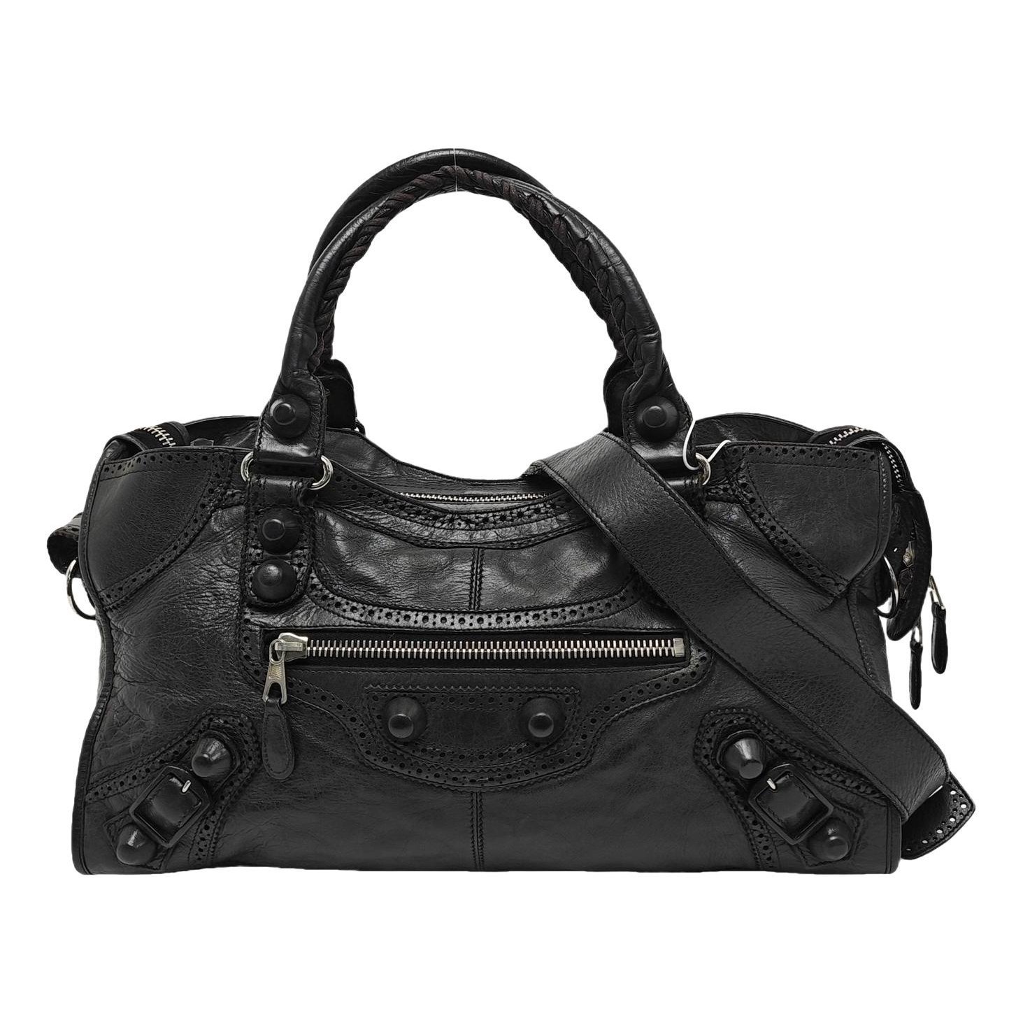 Leather handbag