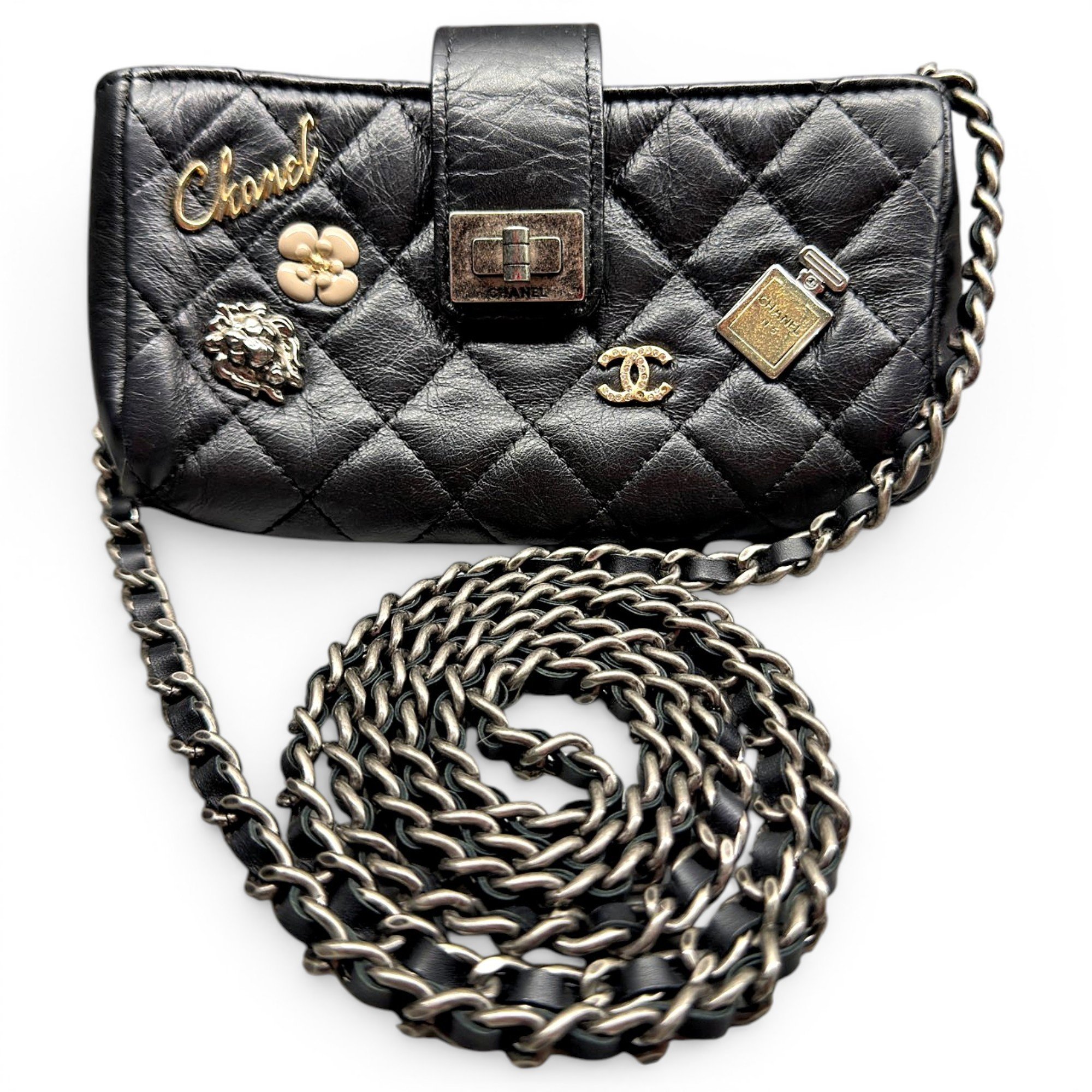 2.55 Phone leather mini bag