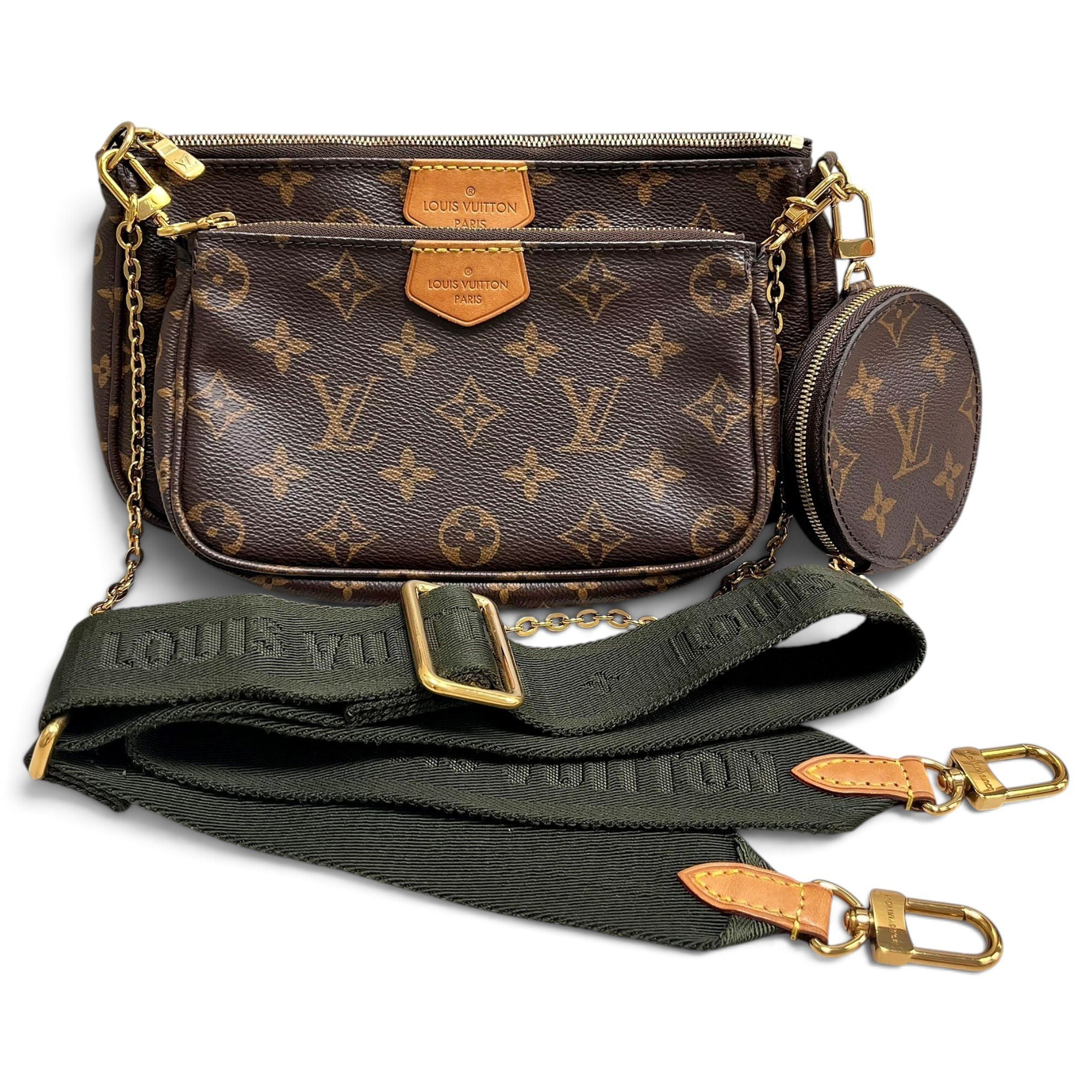 Multi Pochette Accessoires leather handbag