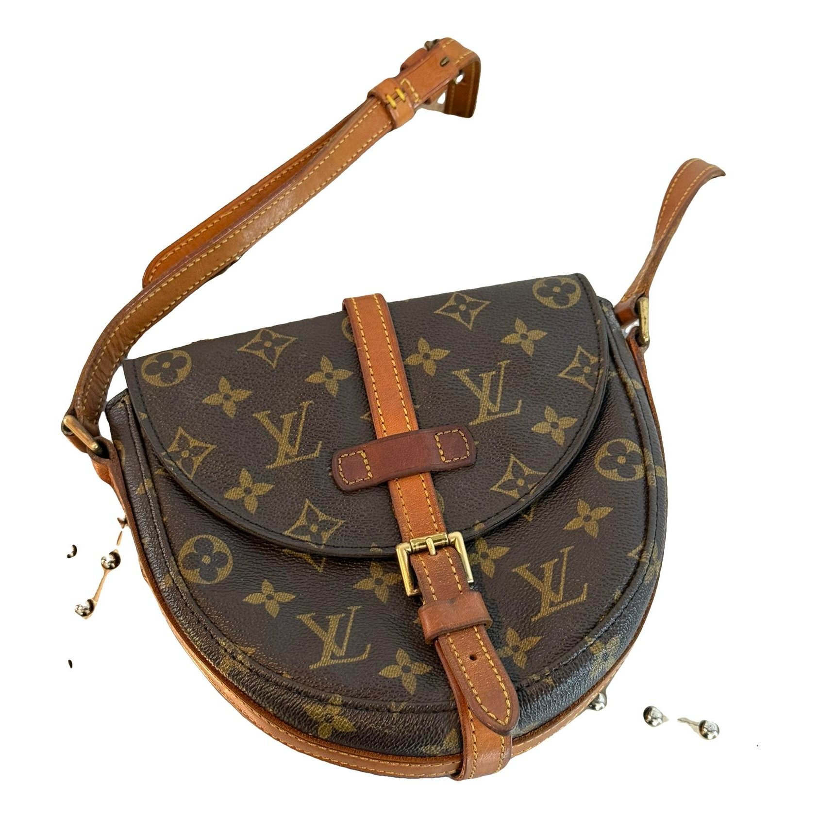 Chantilly leather crossbody bag