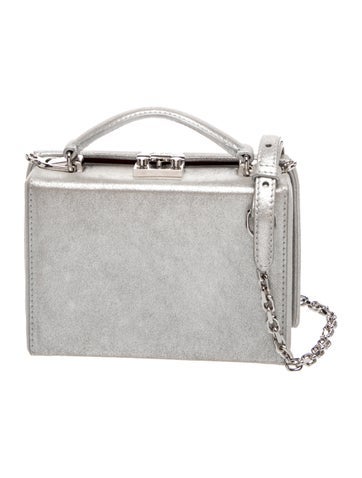 Mark Cross Suede Top Handle Bag
