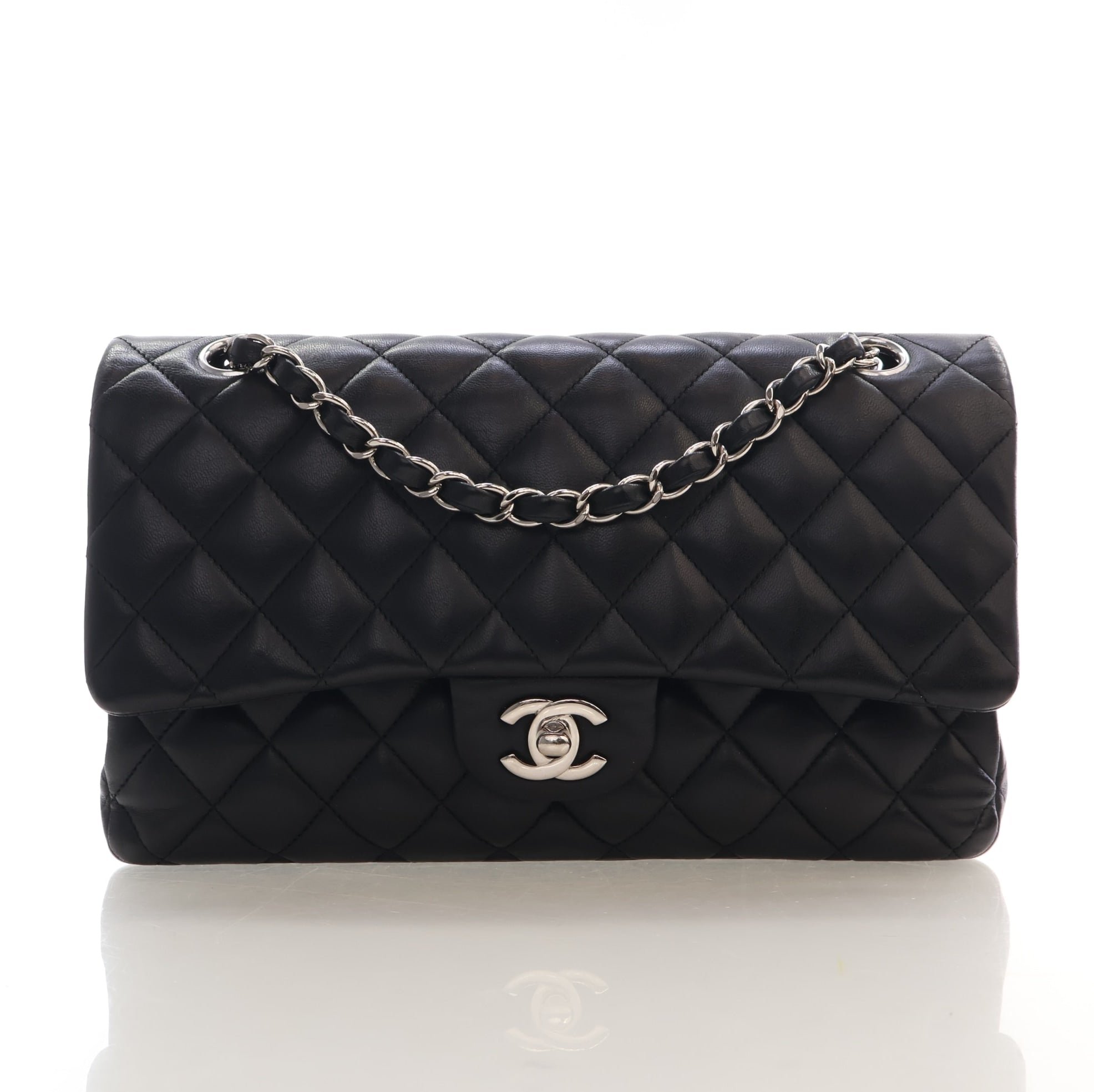 Chanel Medium Lambskin Classic Double Flap Bag