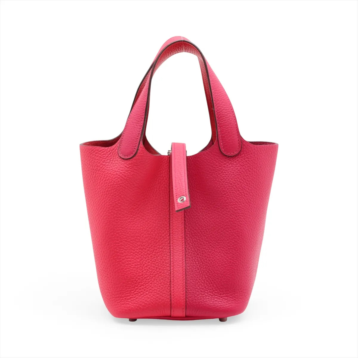 Hermès Picotin Lock 18 PM Kazak 2 Taurillon Clemence ROSE EXTREME X ROUGE COO X