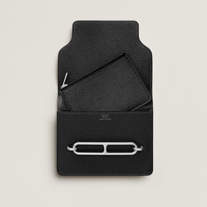 Noir Roulis Slim Wallet