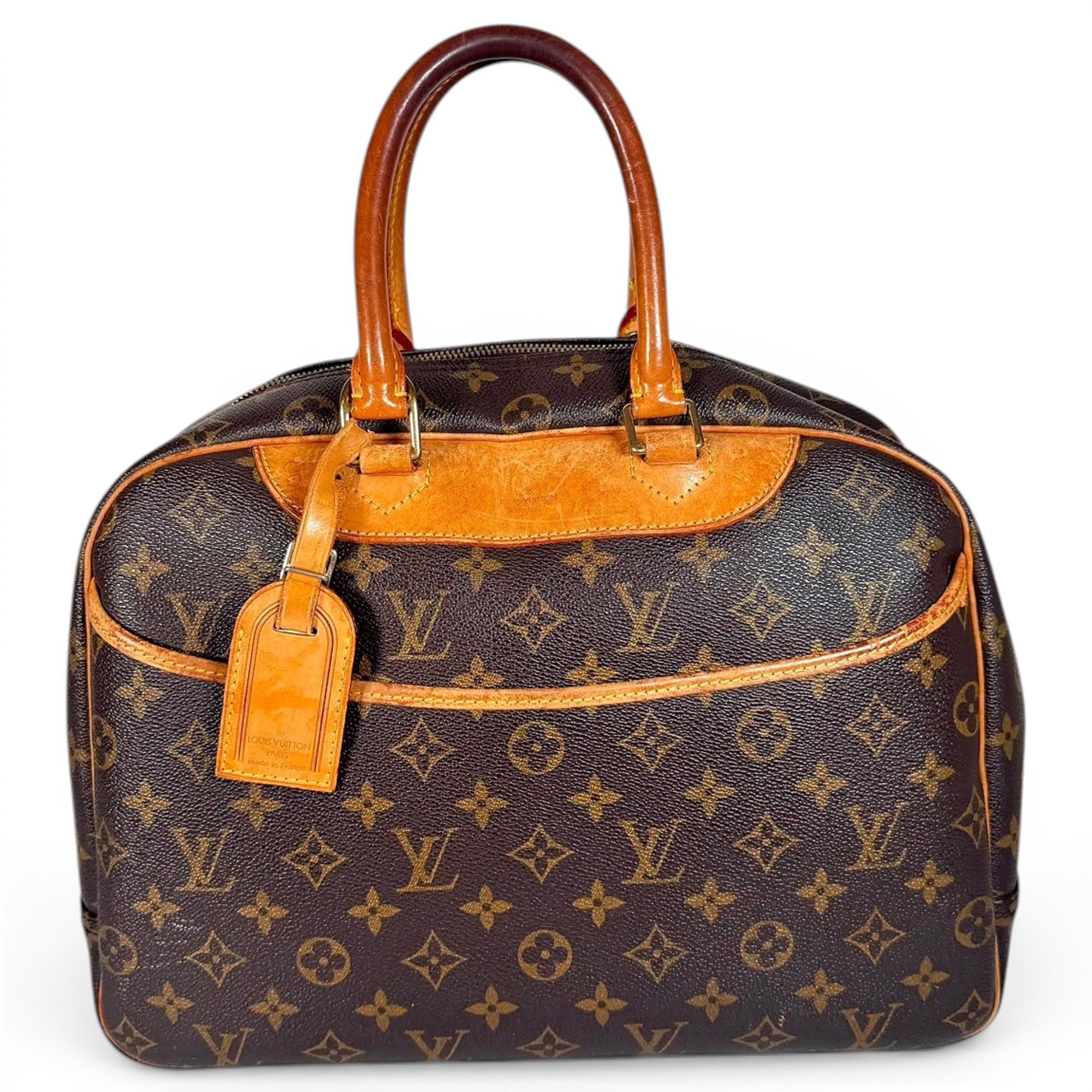 Deauville leather handbag