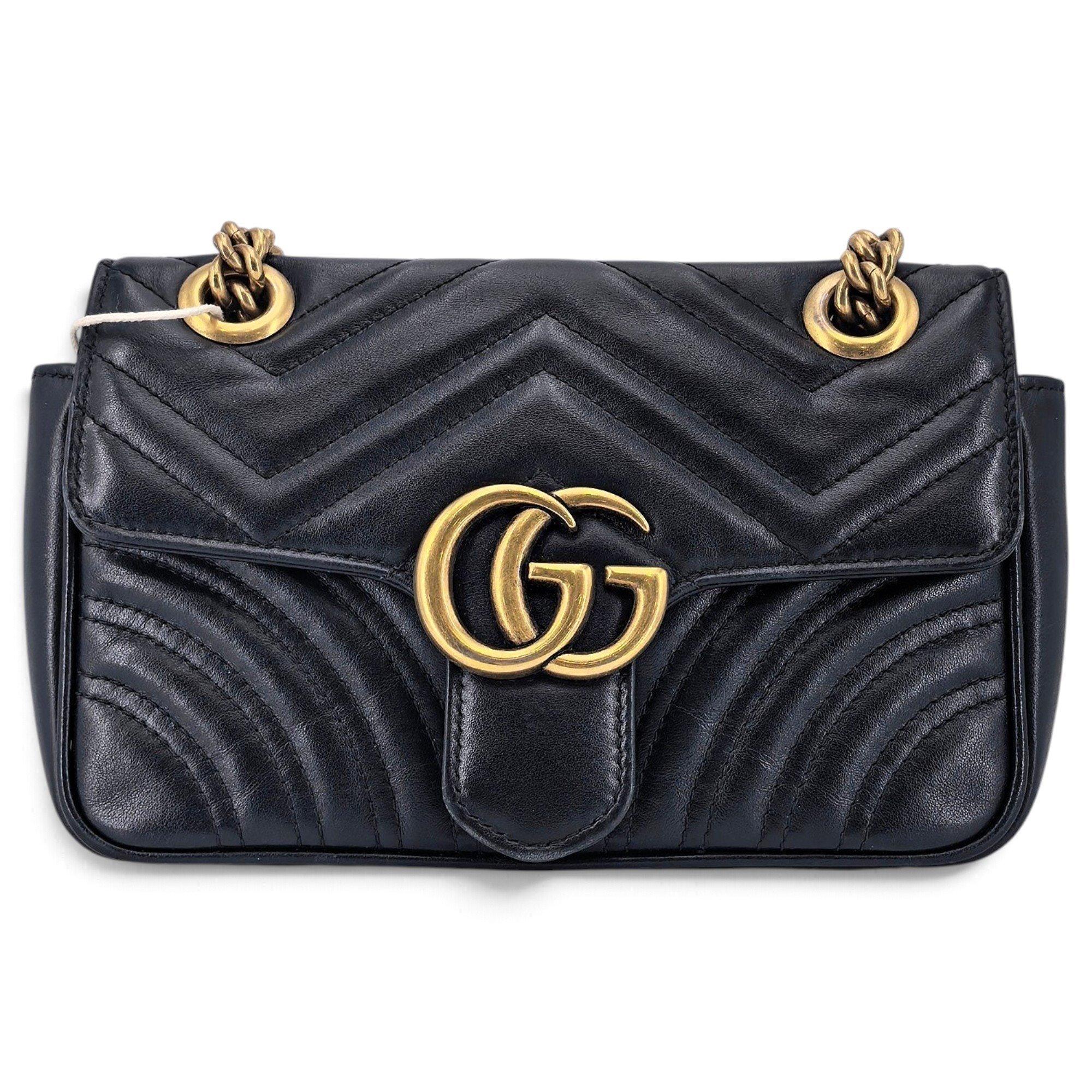GG Marmont Flap leather crossbody bag