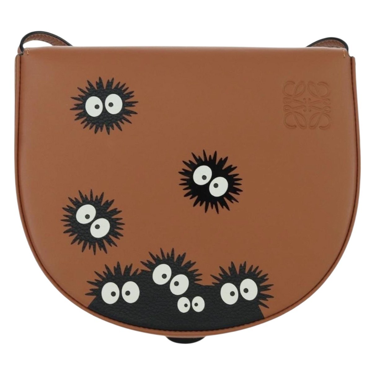 Heel leather handbag