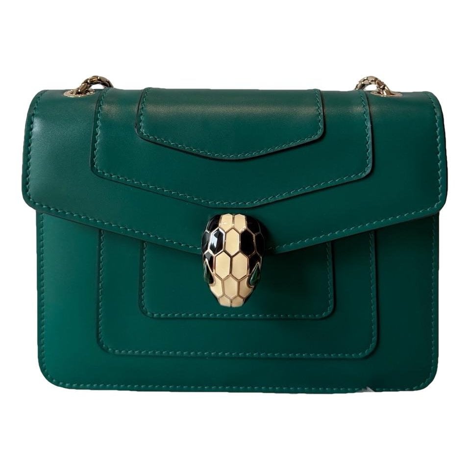 Serpenti leather handbag