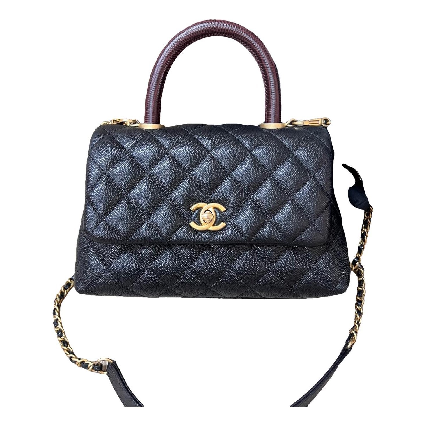 Coco Handle leather handbag