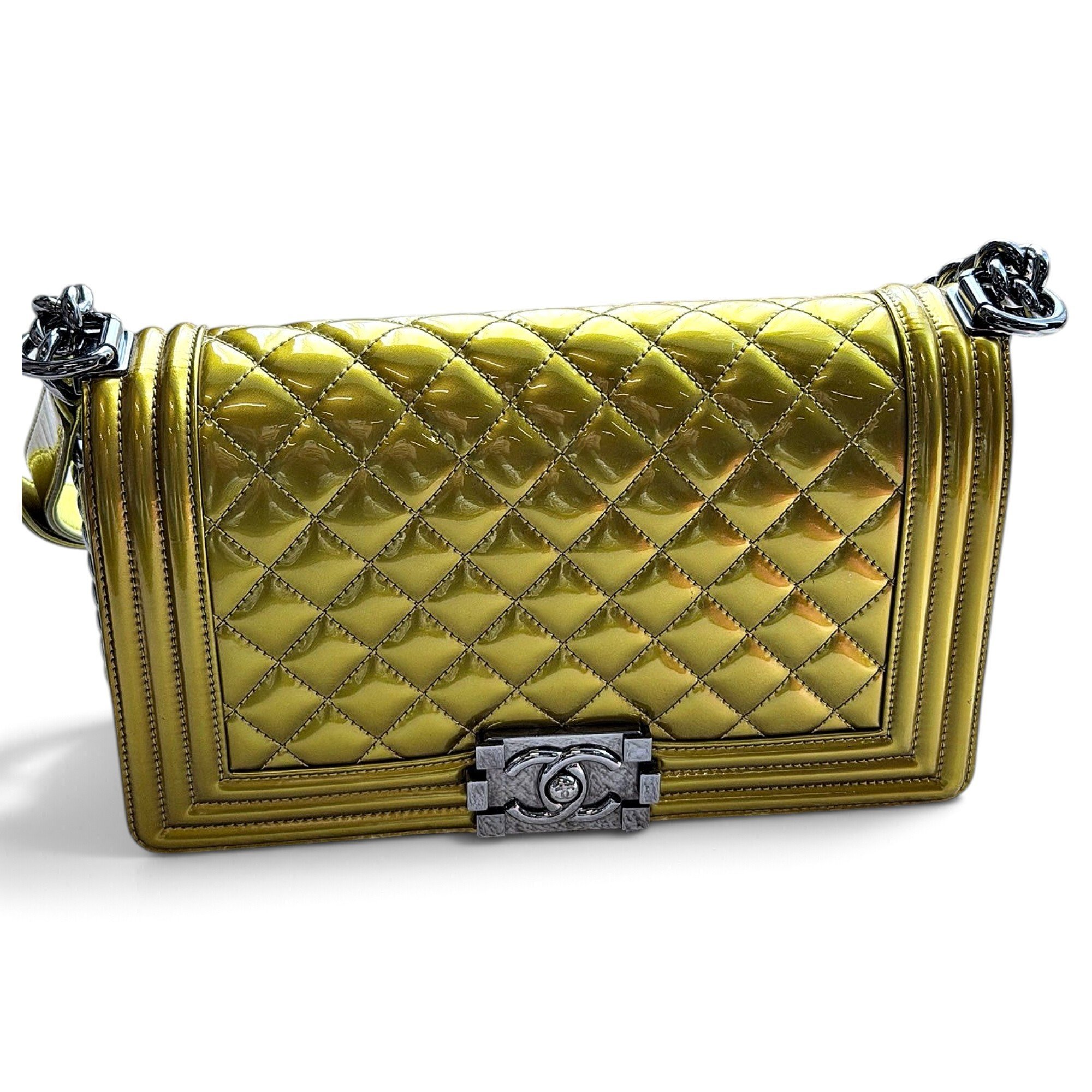 Boy patent leather handbag