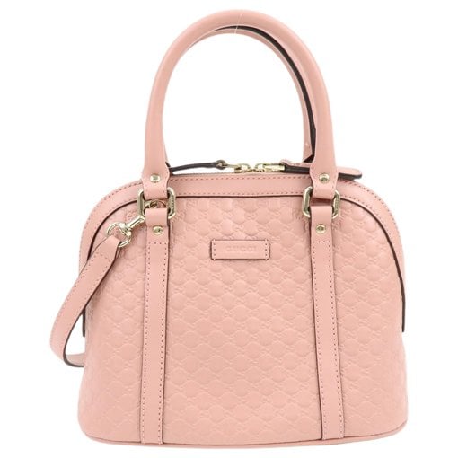 Dôme leather handbag