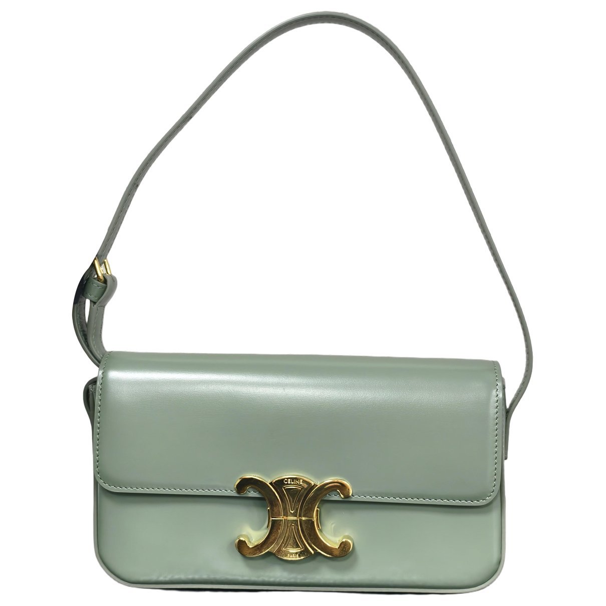 Triomphe Long leather handbag