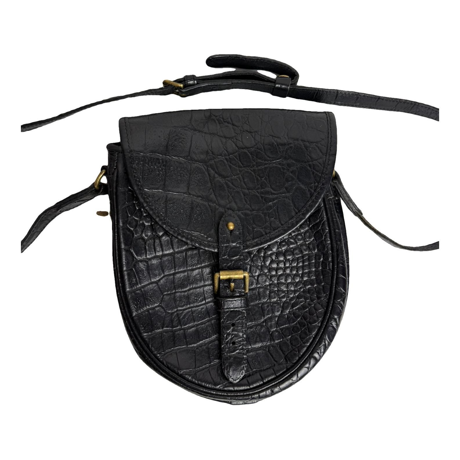 Leather crossbody bag