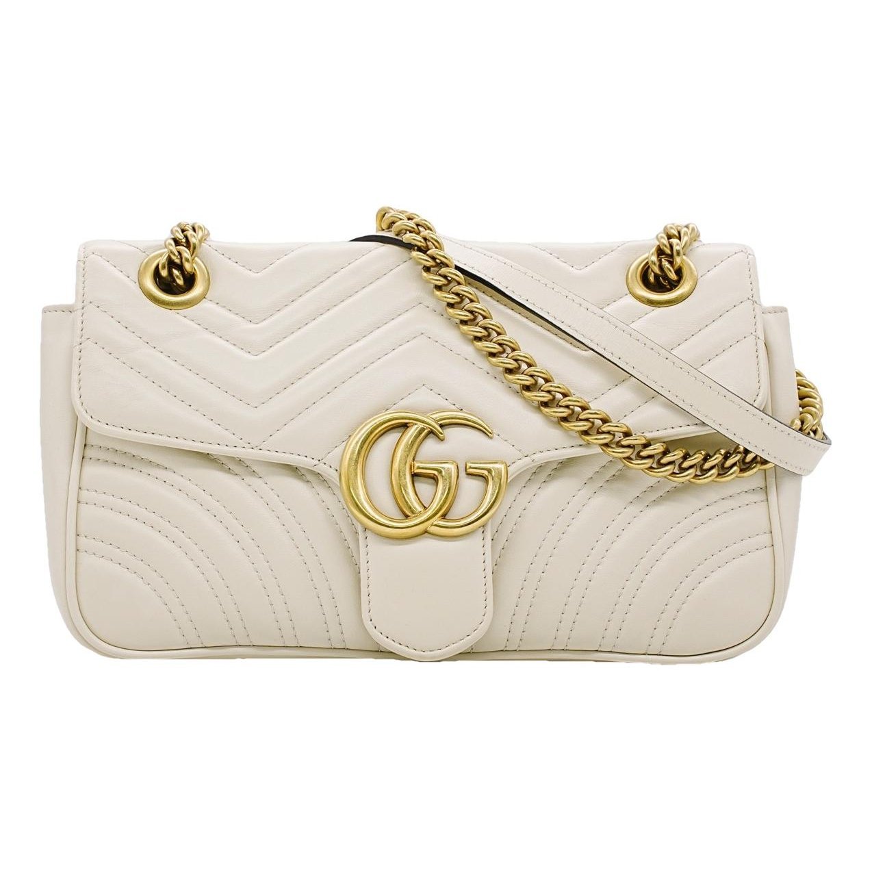 GG Marmont Flap leather handbag