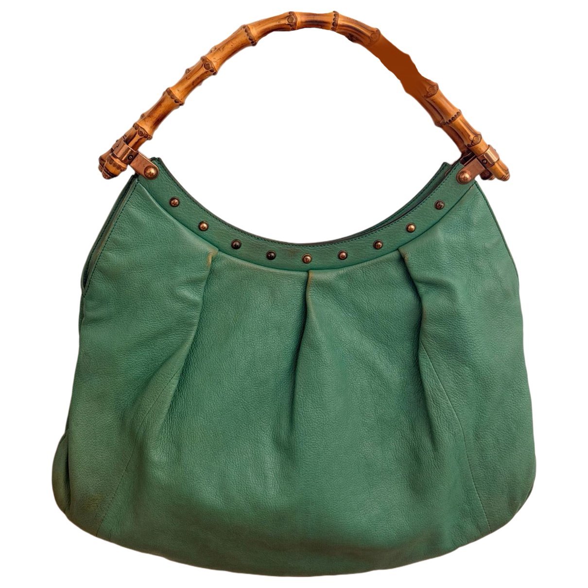 Vintage Bamboo leather handbag