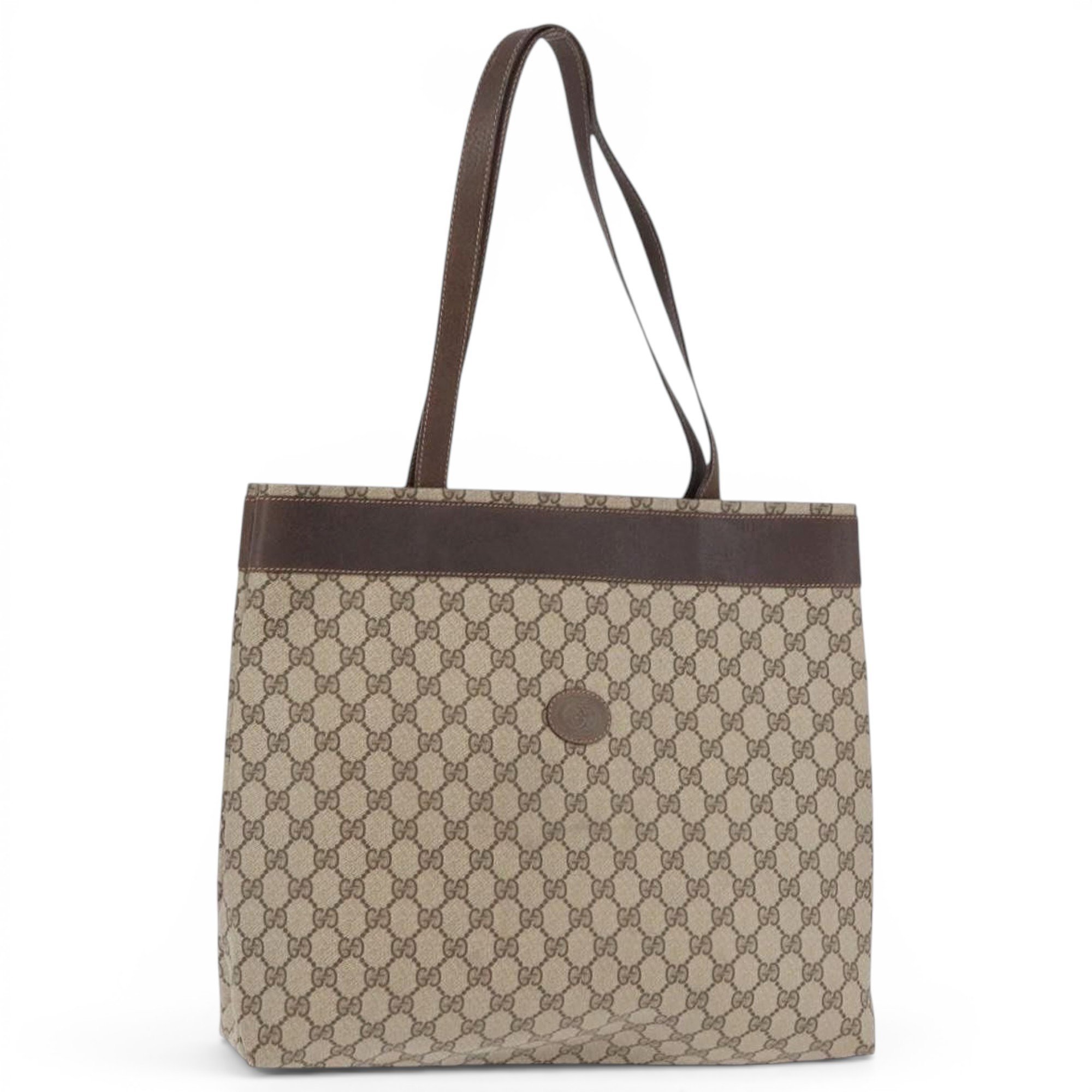 Leather tote