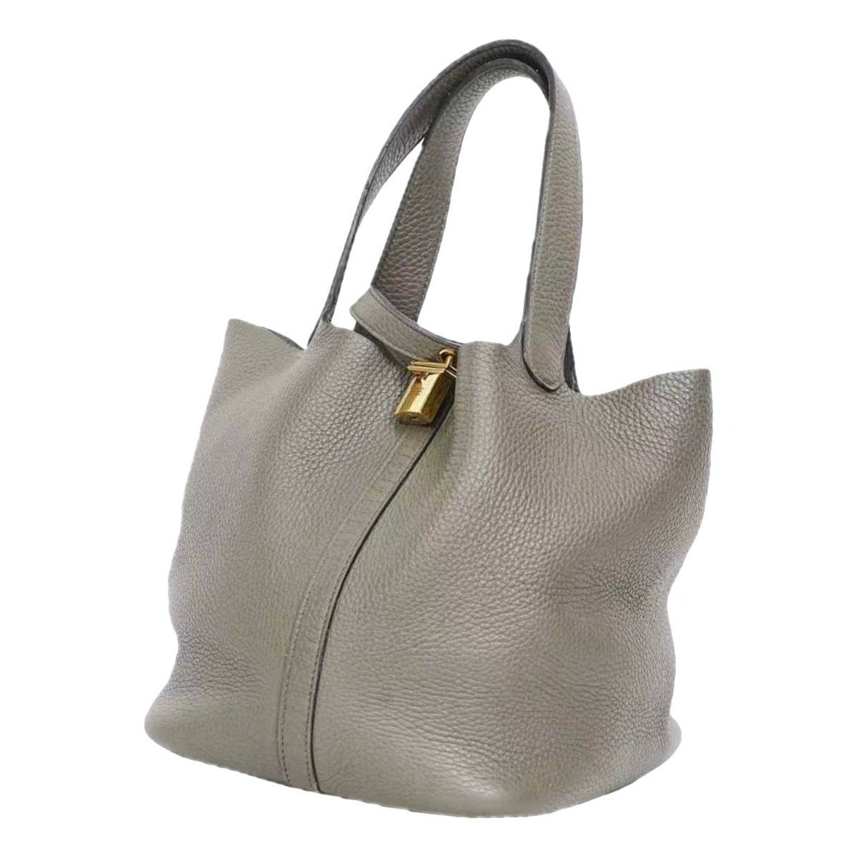Picotin leather handbag
