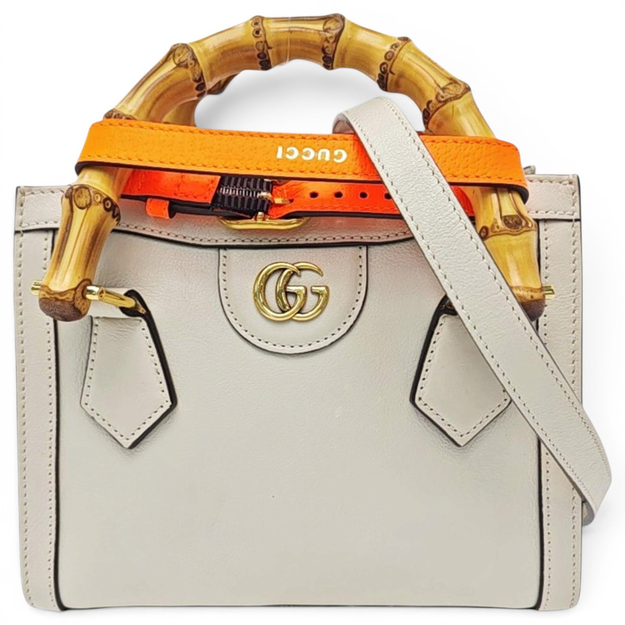 Diana Bamboo leather tote