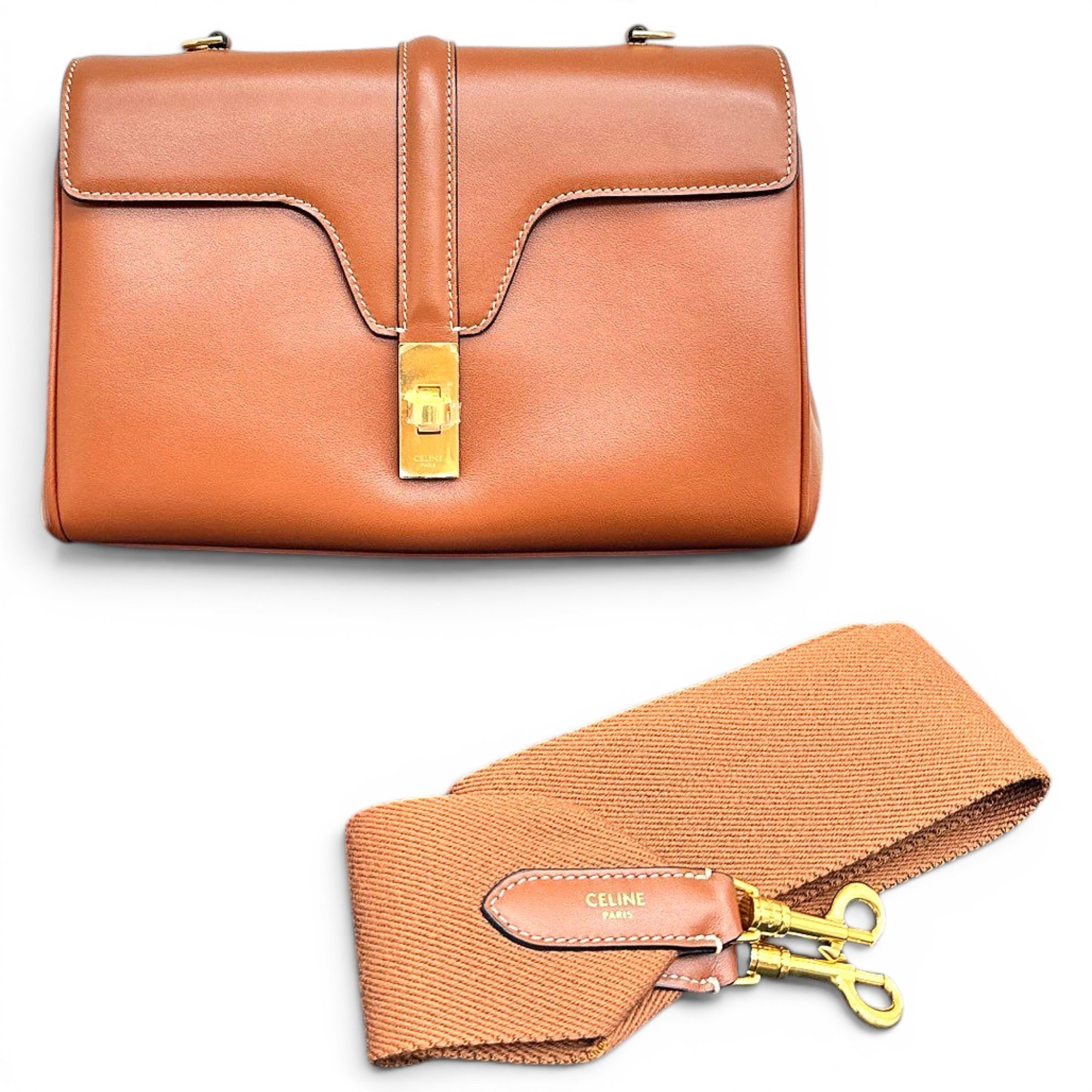 Sac 16 leather handbag